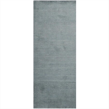 Safavieh 2 ft. - 3 in. x 8 ft. Runner- Shag Himalayan Blue Hand Loomed Rug HIM311A-28